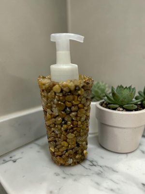 Saboneteira/espuma artesanal Pedras naturais