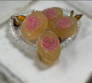 Sabonete Artesanal Decorado.