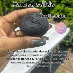 Xampu Sólido Artesanal Anticaspa.